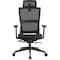 Lorell High Back Mesh Chair w/ Headrest 81998 - alternate 4